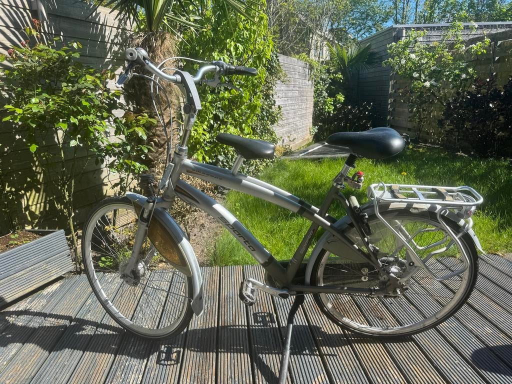 Sparta Amazone Papa Fiets - 7 versnellingen met kinderzitje, Fietsen en Brommers, Fietsen | Heren | Herenfietsen, Ophalen, Gebruikt