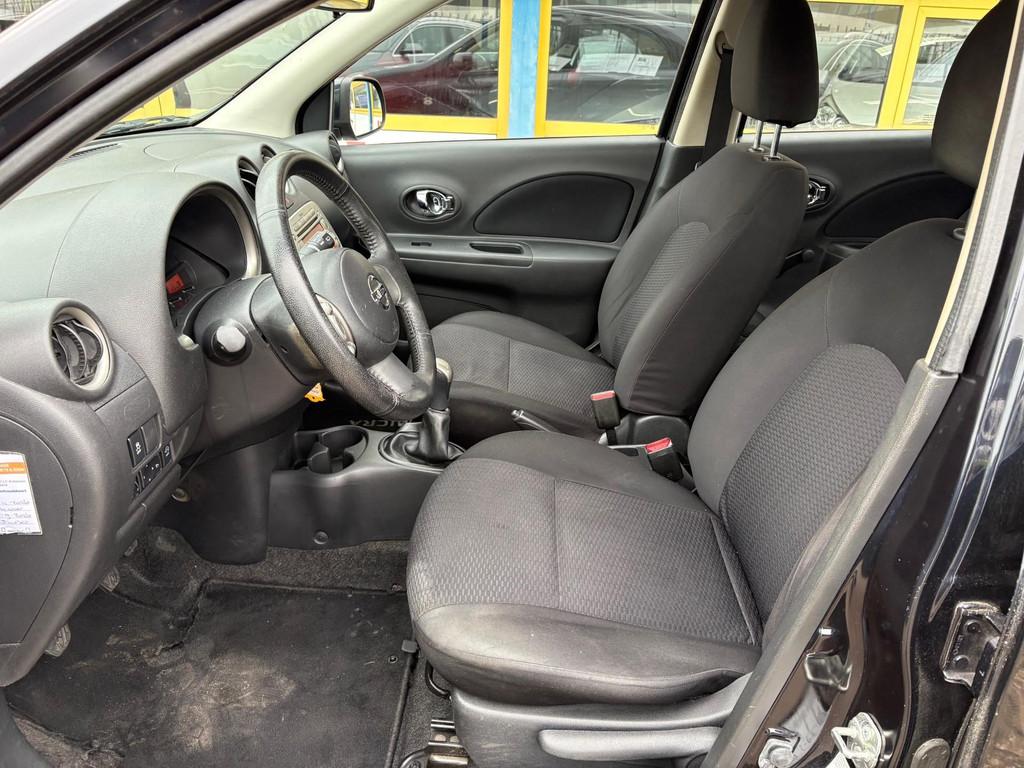 Nissan Micra 1.2 DIG-S Acenta AIRCO 5 DEURS, Auto's, Voorwielaandrijving, Euro 5, Stof, Zwart