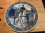 Zeer mooi Delfts Blauw bord - Royal Sphinx Maastricht, Antiek en Kunst, Antiek | Wandborden en Tegels, Ophalen of Verzenden