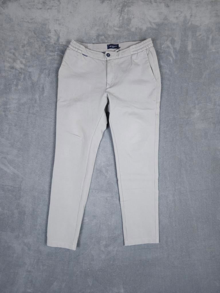 Mr Marvis broek The Oysters W34 L30 The easies Grijs Chino, ., Ophalen of Verzenden, Zo goed als nieuw, Mr. Marvis