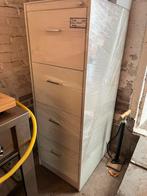 Stalen dossierkast met 4 laden en stapeltje hangmappen, Ophalen, 25 tot 50 cm, Minder dan 50 cm, Minder dan 100 cm