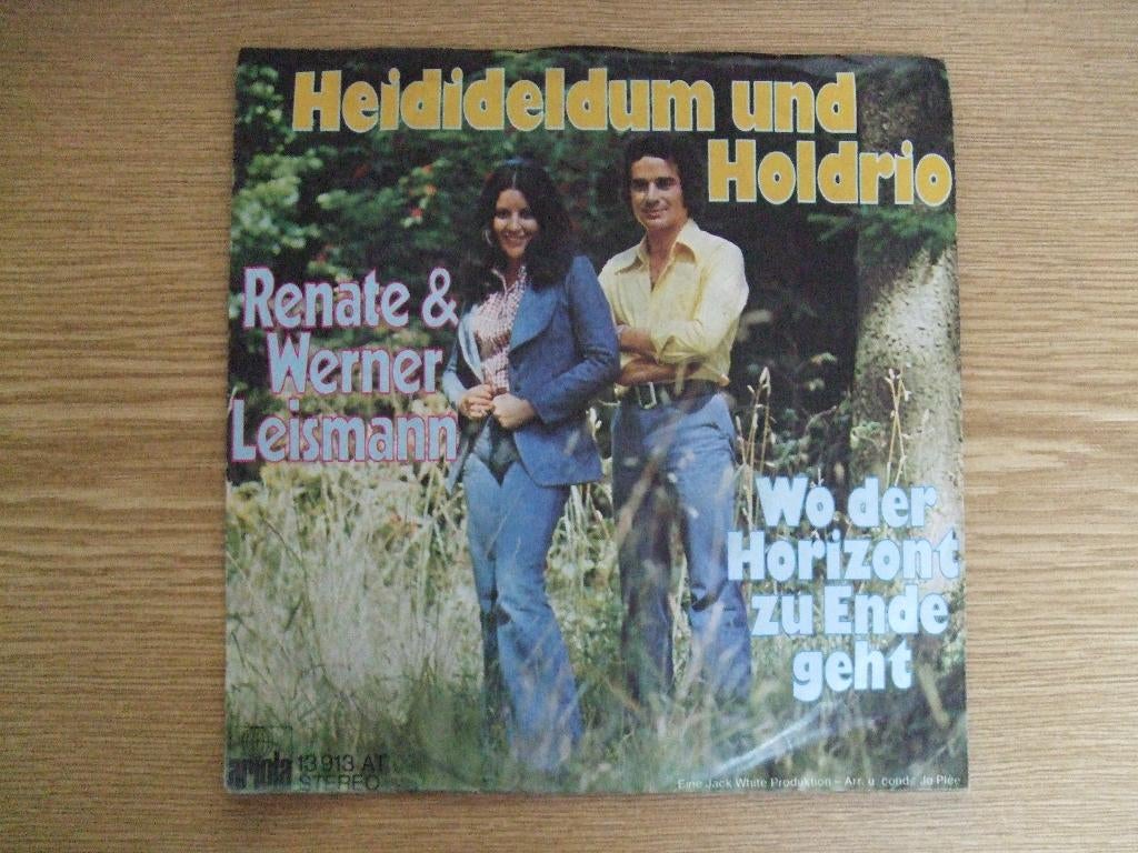 RENATE & WERNER LEISMANN    HEIDIDELDUM UND HOLDRIO / WO DER, Cd's en Dvd's, Vinyl Singles, Zo goed als nieuw, Single, 1970 - 1979
