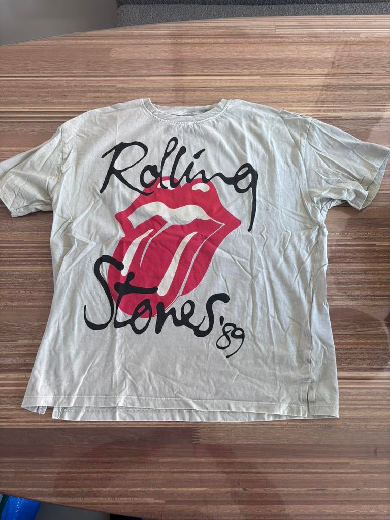 Shirt met de Rolling Stones van Zara maat 164, Kinderen en Baby's, Ophalen of Verzenden, Zo goed als nieuw, Meisje, Shirt of Longsleeve