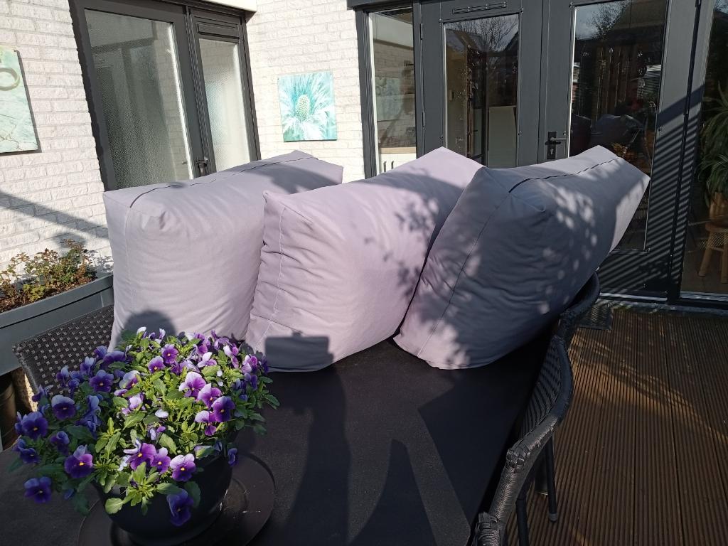 MATRIX Steigerbank Rugkussens 3 keer, Tuin en Terras, Tuinsets en Loungesets, Ophalen, Gebruikt, Loungeset, Overige materialen