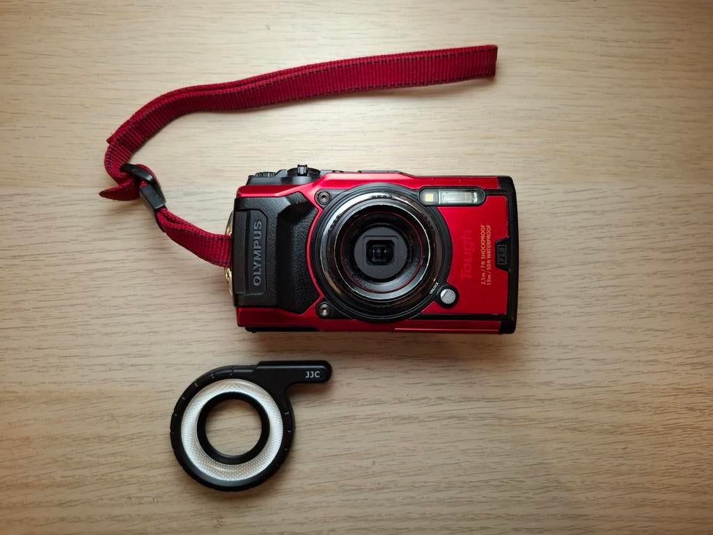 Olympus TG-6 Tough camera rood, Audio, Tv en Foto, Fotocamera's Digitaal, Ophalen of Verzenden, Compact, Olympus, 4 t/m 7 keer