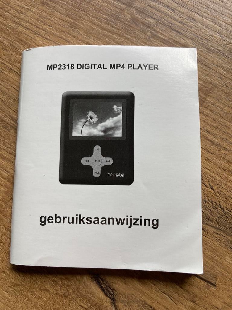 Gebruiksaanwijzing MP2318 digital MP4 speler, Ophalen, Zo goed als nieuw, Overige merken, 2 tot 10 GB