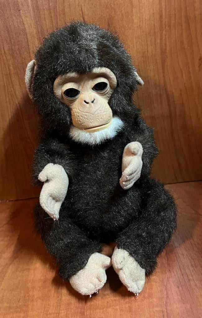 FurReal Friends Newborn Chimp knuffel van Hasbro., Ophalen, Gebruikt, Klein (minder dan 20 cm), Bruin