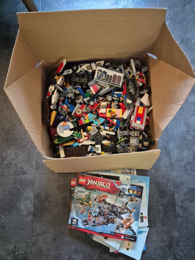 LEGO Ninjago 6KG partij met gratis boekjes en sets, Ophalen of Verzenden