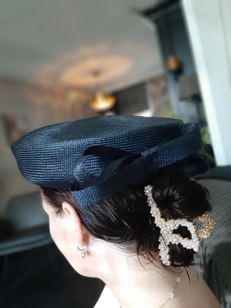 Zomerdopje hoedje, Ophalen of Verzenden, Zo goed als nieuw, One size fits all