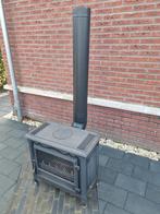 Authentiek Godin kacheltje - Klassieke houtkachel, Ophalen, Gebruikt, Houtkachel, Vrijstaand