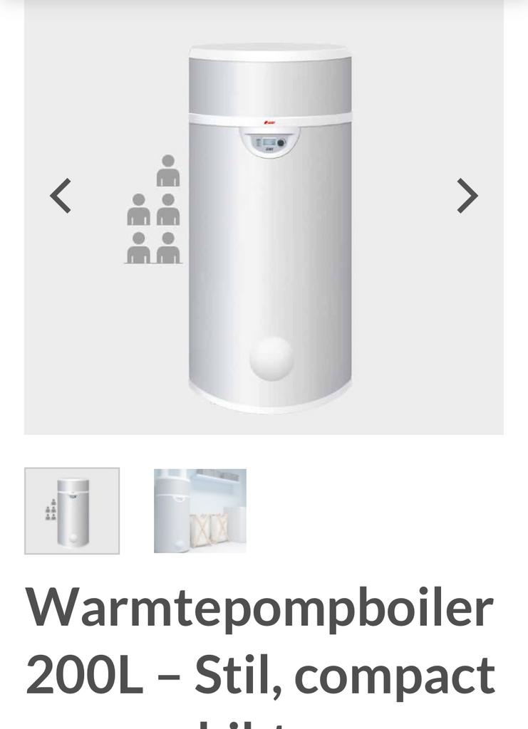 Auer Edel Air 200L Warmtepompboiler, Doe-het-zelf en Verbouw, Ophalen, 100 liter of meer, Nieuw, Boiler
