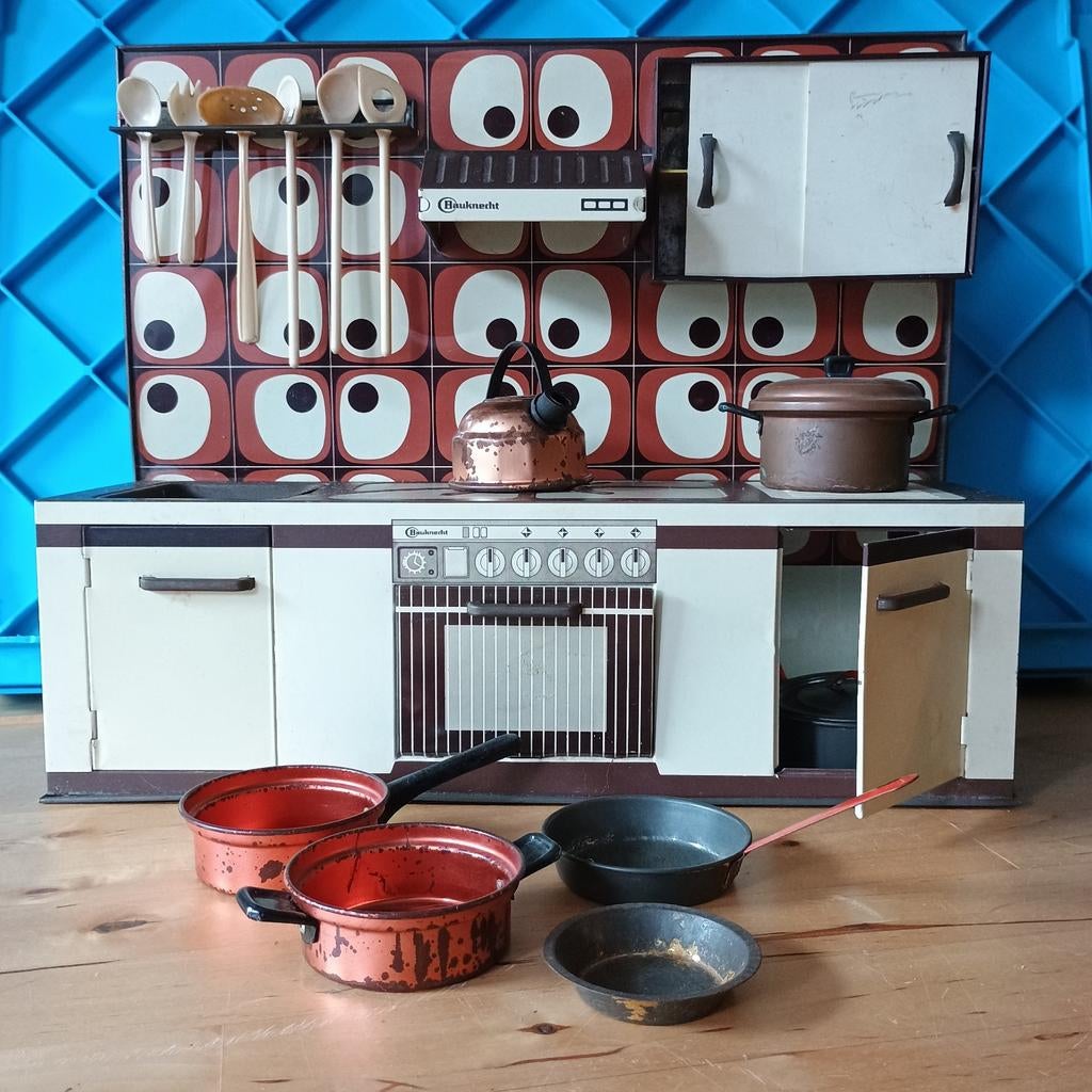 Vintage speelkeukentje, Kinderen en Baby's, Speelgoed | Overig, Gebruikt, Jongen of Meisje, Ophalen