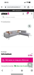 ZGAN NIXX Design Hoekbank Sofia - Grijs - 297 x 245, 250 tot 300 cm, -, Design Hoekbank Luxe Modern Tijdloos Grijs Strak, -