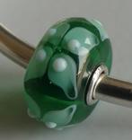 Trollbeads GROEN "BLOEMEN" UNIEKJE ((OOAK), Gebruikt, -, Verzenden, -