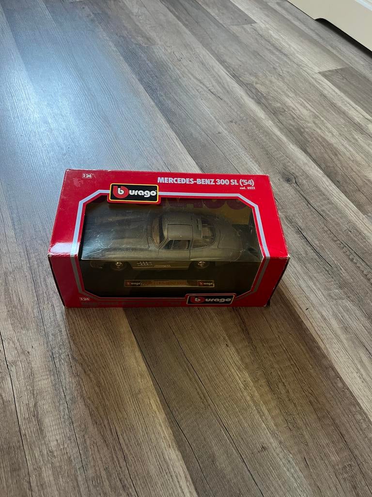 Burago Mercedes-Benz 300 SL (1954) schaalmodel, Verzenden, Zo goed als nieuw, Auto, Bburago