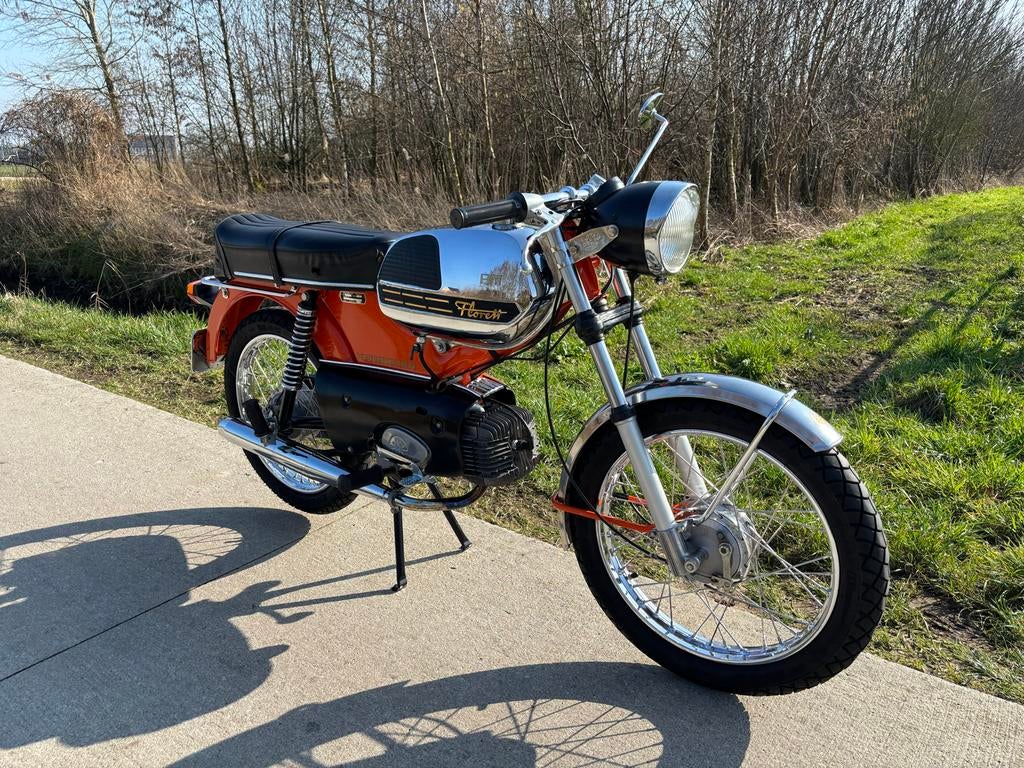Originele  Kreidler Florett RM uit 1974 – Eerste lak, Fietsen en Brommers, Brommers | Kreidler, Ophalen, Maximaal 45 km/u, Zo goed als nieuw