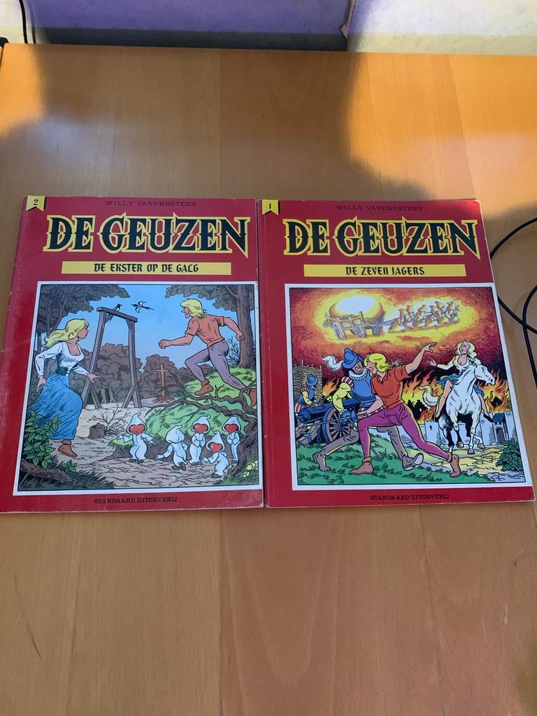 De Geuzen - Willy Vandersteen - De Ekster op de Galg & De Ze, Boeken, Meerdere stripboeken, Ophalen of Verzenden, Gelezen