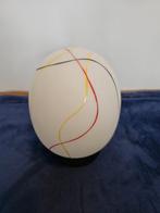 Vintage bakeliet plafondlamp, melkglas 1970, Ophalen of Verzenden, Zo goed als nieuw, Glas