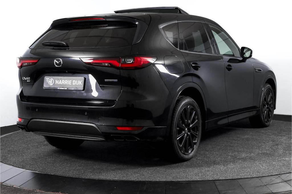 Mazda CX-60 2.5 e-SkyActiv PHEV Homura Plus | S/K-Panodak |, Automaat, Gebruikt, 4 cilinders, Zwart