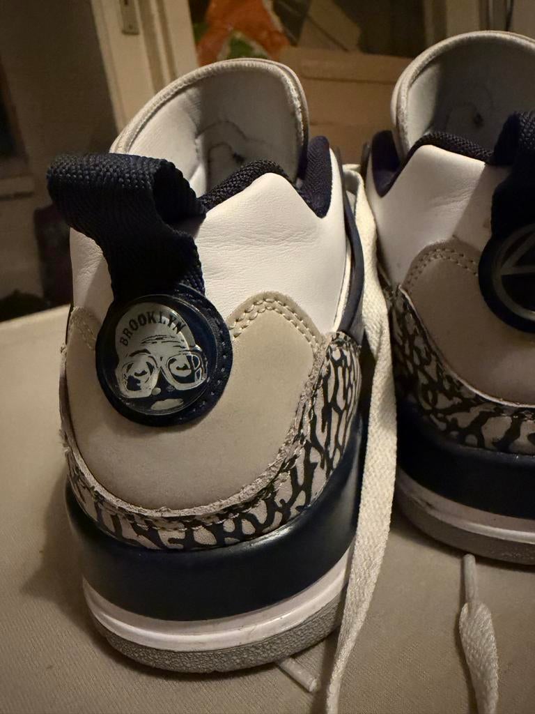Jordan Spizike Low sneakers, Ophalen of Verzenden, Zo goed als nieuw, Wit, Sneakers of Gympen