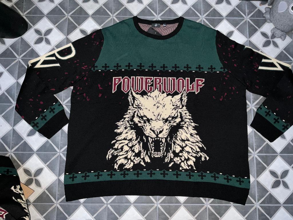 Holiday Sweater/jumper meerkleurig van Powerwolf Maat XXXXL, Holiday Sweater/jumper meerkleurig van Powerwolf Maat XXXXL, Nieuw