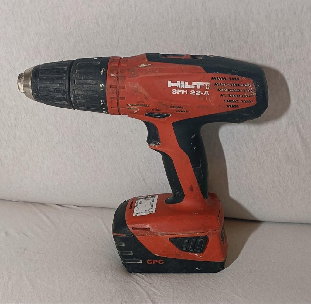 Hilti SFH 22A Klopboormachine met accu, Doe-het-zelf en Verbouw, Gereedschap | Boormachines, Gebruikt, Boormachine, Ophalen of Verzenden