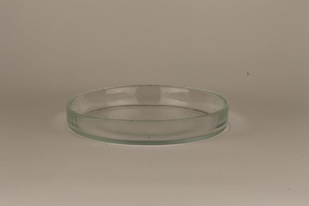 Glazen schaal, serveerschaal NIEUW, Overige kleuren, Nieuw, Ophalen of Verzenden, Glas