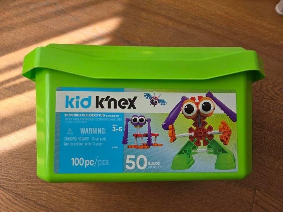 Kid K'nex Bouwset - 100 onderdelen, Kinderen en Baby's, Speelgoed | Bouwstenen, Ophalen of Verzenden, Zo goed als nieuw, K'nex