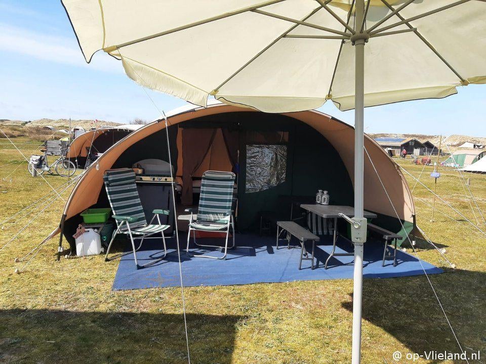 TE HUUR op VLIELAND 4 persoons de WAARD tent, Caravans en Kamperen