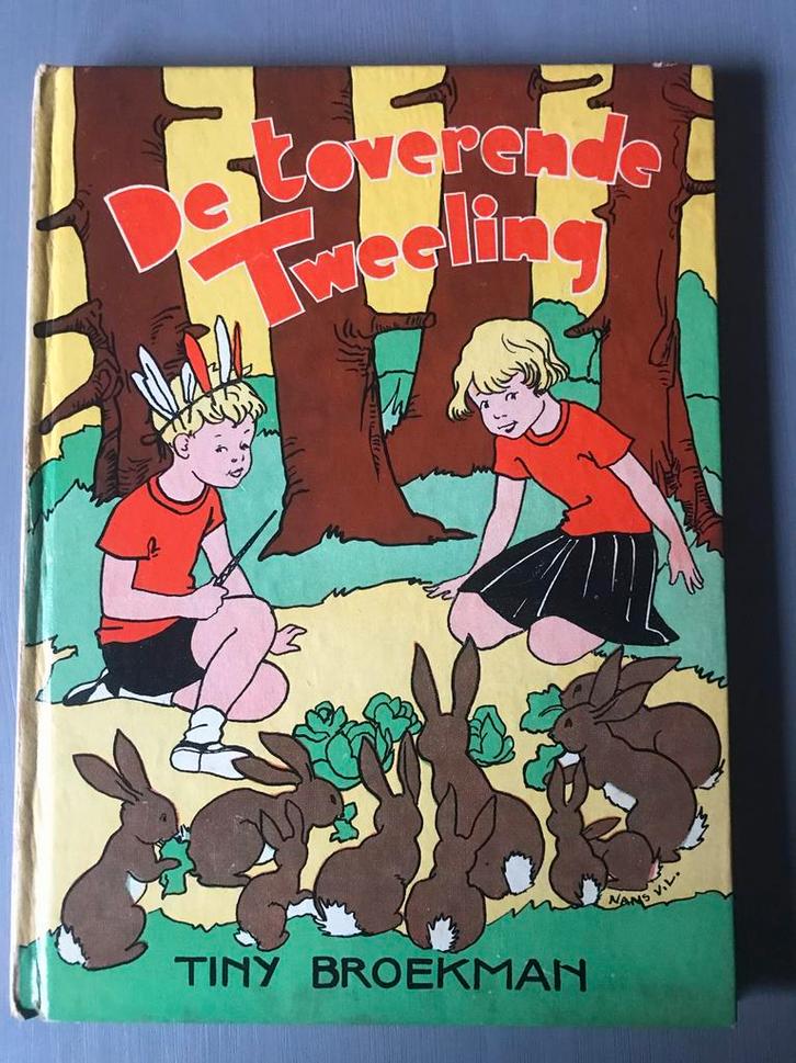 De Toverende Tweeling - Tiny Broekman (1956), Boeken, Kinderboeken | Jeugd | onder 10 jaar, Gelezen, Fictie algemeen, Ophalen of Verzenden