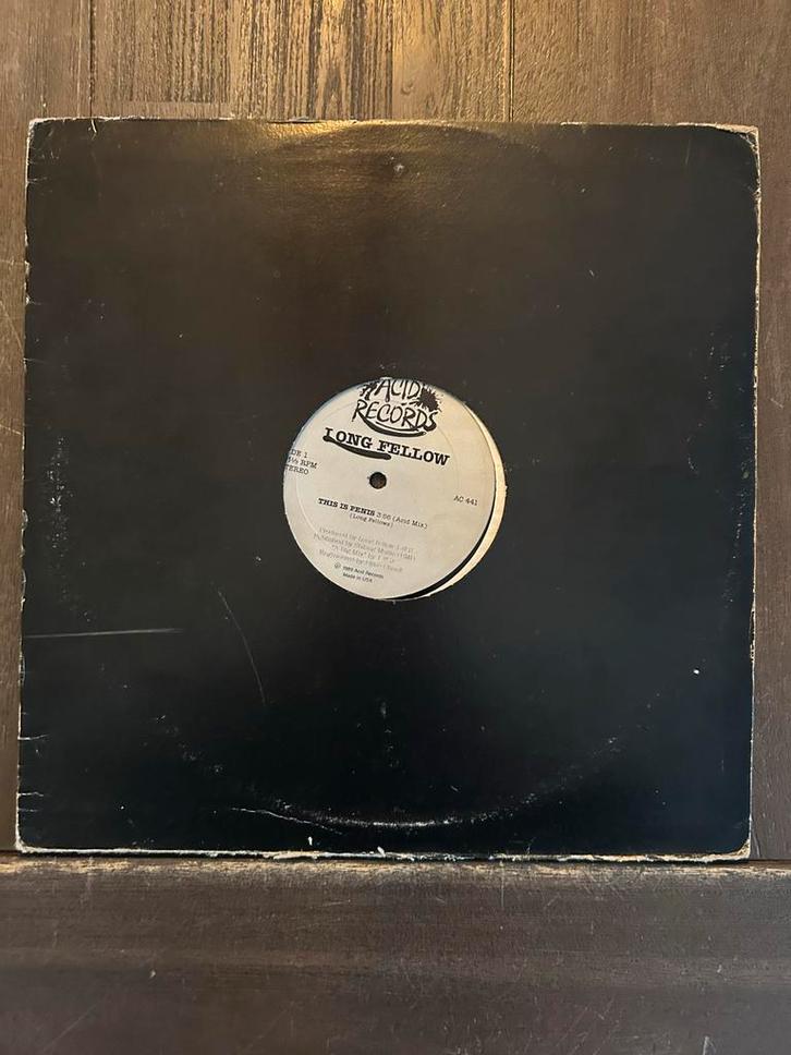 Long Fellow - This Is Penis (Acid Records) 12 inch vinyl, Cd's en Dvd's, Vinyl Singles, Gebruikt, Maxi-single, Dance, 12 inch