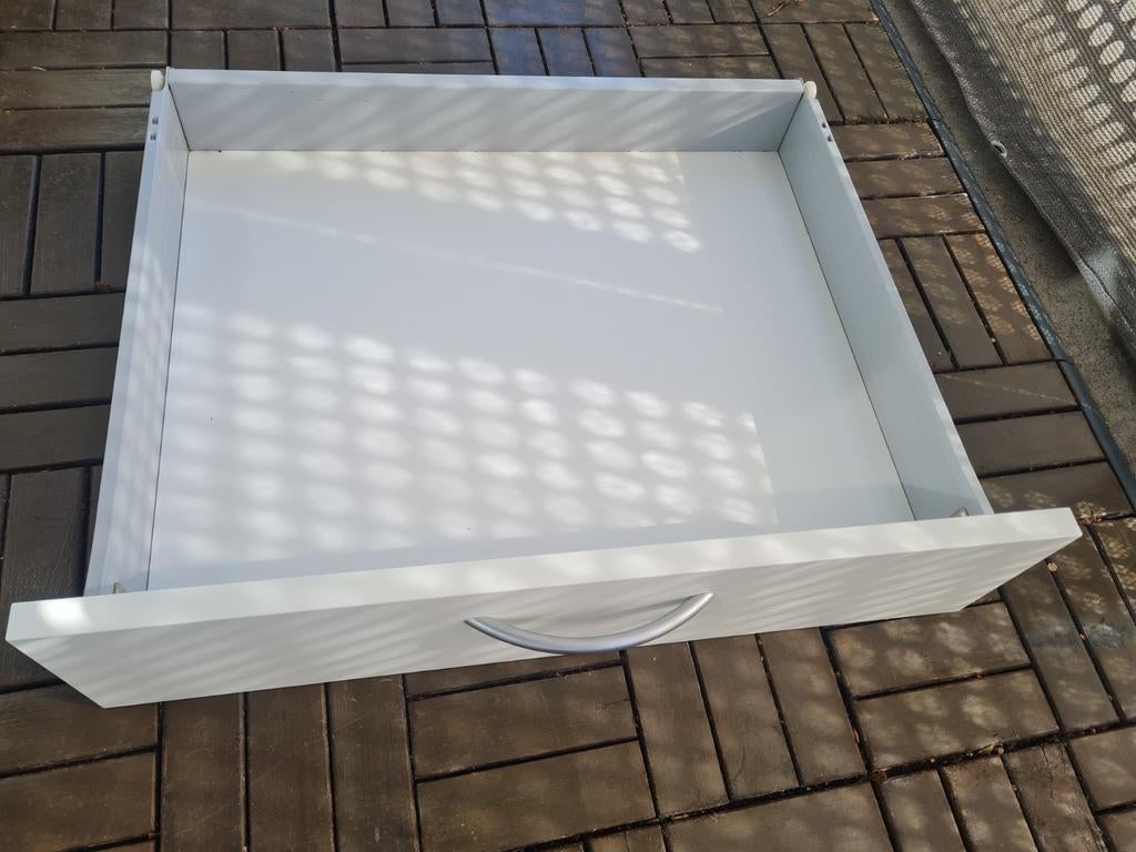 2 Bruynzeel keukenladen - €25 p.stuk, Ophalen, Gebruikt, Wit, 50 tot 100 cm