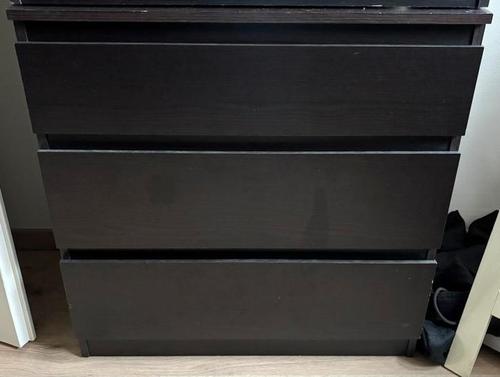 Ikea malm ladekast 2 stuks, Huis en Inrichting, Kasten | Ladekasten, Gebruikt, Minder dan 100 cm, 50 tot 100 cm, 25 tot 50 cm