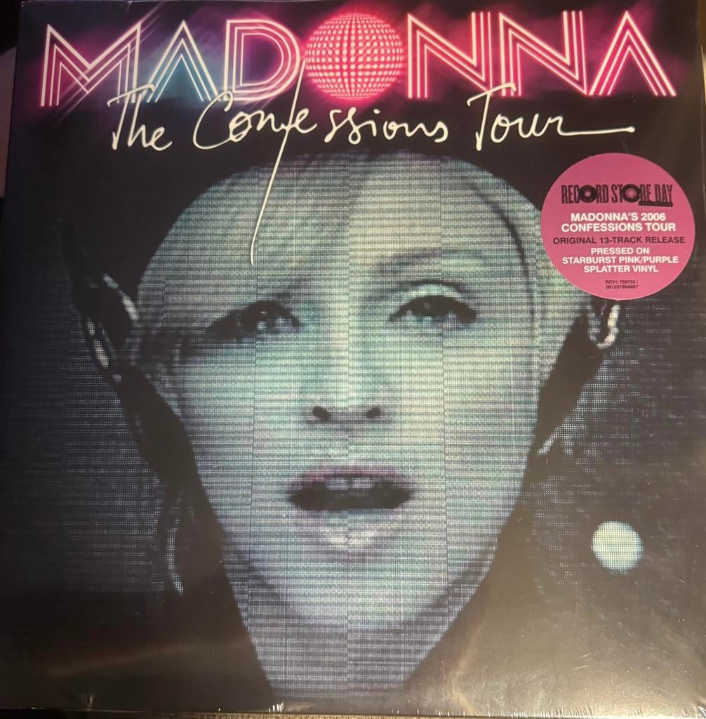 2LP Madonna Confessions Tour geseald coulered vinyl, Ophalen, 2010 - 2019, Geseald, Overige formaten