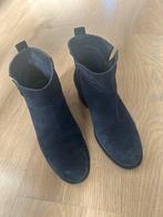 Tommy Hilfiger suède enkellaarsjes - Maat 37, Ophalen of Verzenden, Zo goed als nieuw, Blauw, Lage of Enkellaarzen