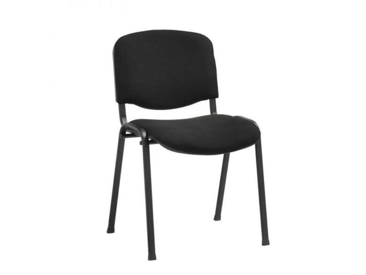 vergaderstoel ISO, Huis en Inrichting, Stoelen, Nieuw, Eén, Kunststof, Metaal, Stof, Zwart, Ophalen of Verzenden