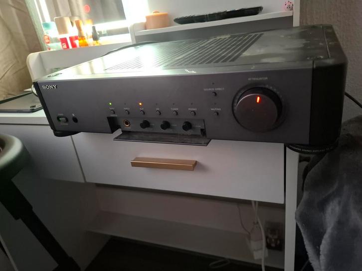 Sony Versterker - TA-S7.  Zwart - Werkt perfect, Audio, Tv en Foto, Versterkers en Receivers, Gebruikt, Sony, Ophalen of Verzenden
