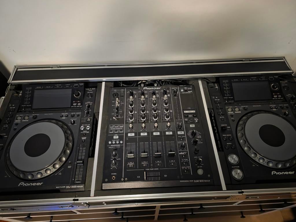 Pioneer CDJ-2000 Nexus + DJM-900 Nexus DJ-set, Ophalen, Zo goed als nieuw, Pioneer