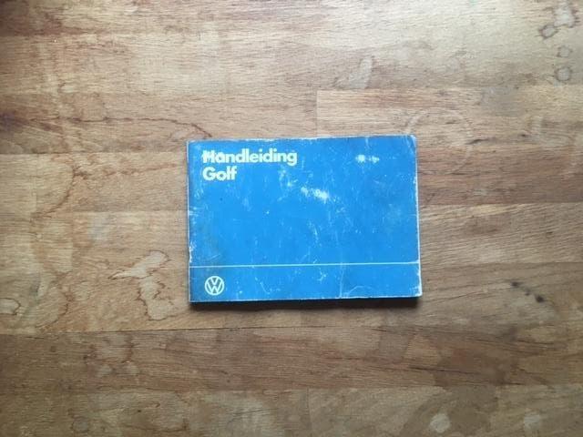 Handleiding/Instructieboekje   Volkswagen  Golf   1983    NL, Ophalen of Verzenden