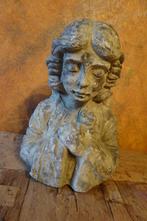 Engel van beton, Tuin en Terras, Ophalen of Verzenden, Zo goed als nieuw, Steen, Engelenbeeld