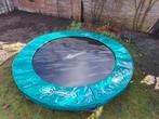 Trampoline laag model 240cm, Ophalen, Gebruikt