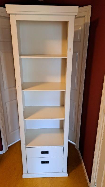 witte wandkast, Huis en Inrichting, Kasten | Wandmeubels, Ophalen, Met plank(en), Zo goed als nieuw, Minder dan 150 cm
