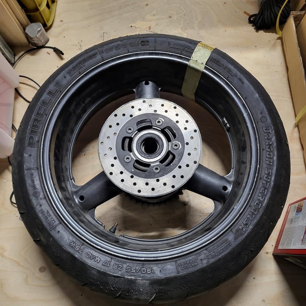 Hayabusa achterwiel compleet gsxr1300, Ophalen of Verzenden