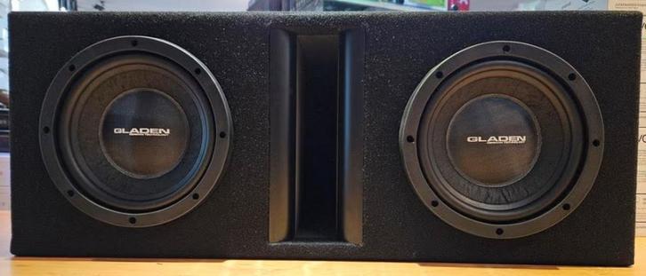 GLADEN dubbele subwooferkist, Niet ingevuld, Niet ingevuld, Nieuw, Ophalen of Verzenden