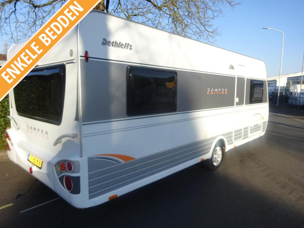 Dethleffs Camper Edition 580 Enkele Bedden, Caravans en Kamperen, Caravans, Bedrijf, Dethleffs, 5 tot 6 meter, Overige typen