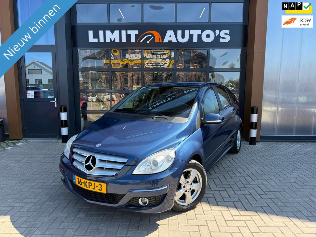 Mercedes-Benz B-klasse 200 Turbo Aut/Airco/Cruise/El.ramen/T, Auto's, Stof, Gebruikt, 4 cilinders, Blauw