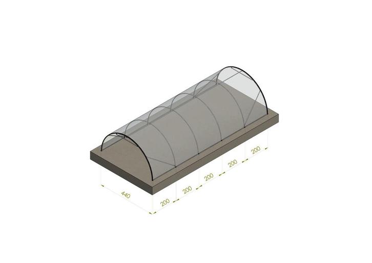 Degelijke tunnelfolie voor moestuin plus stokken, 10 meter, Tuin en Terras, Kweekspullen, Zo goed als nieuw, Ophalen
