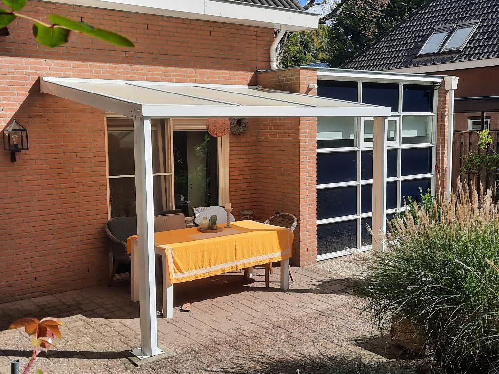 Overkapping aluminium, Tuin en Terras, Ophalen, Gebruikt, Veranda
