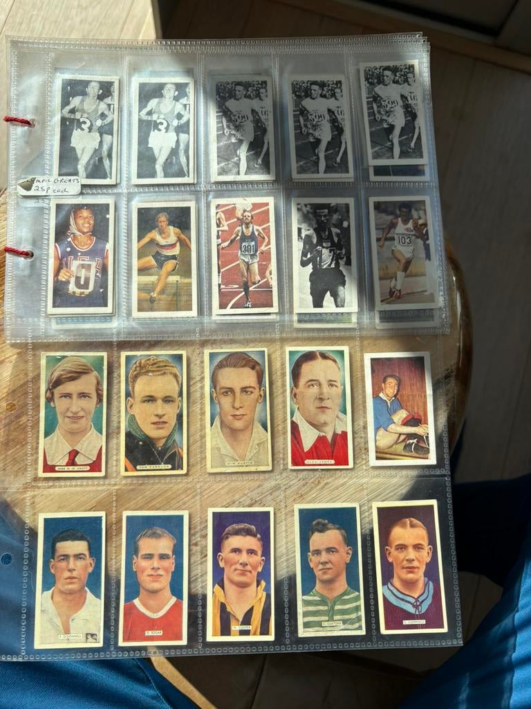 Set van Engelse sportplaatjes oa. Olympische spelen, Ophalen of Verzenden, Zo goed als nieuw, Buitenlandse clubs