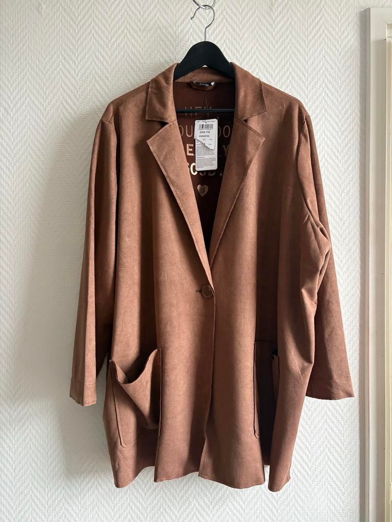 Frapp. Maat 54., Kleding | Dames, Grote Maten, Ophalen of Verzenden, Nieuw, Bruin, Jas of Mantel